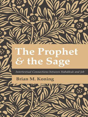 cover image of The Prophet and the Sage